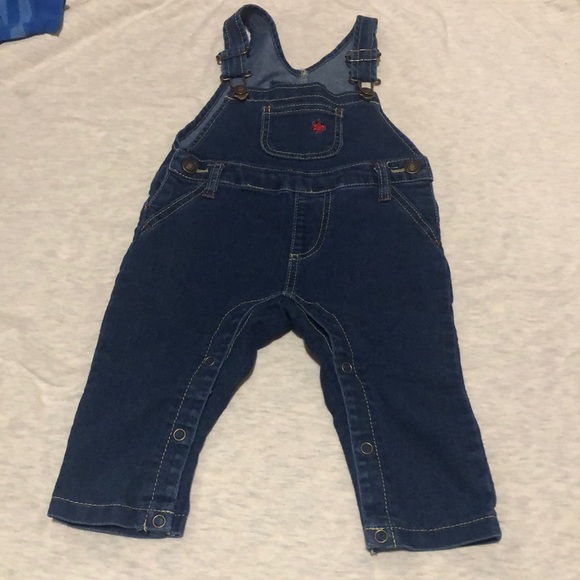 Polo Baby Jean Overalls | 12-18M |EEUC - Picture 1 of 7